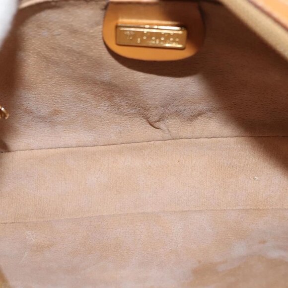 GUCCI Micro GG Canvas Shoulder Bag PVC Leather Beige - Picture 14 of 16